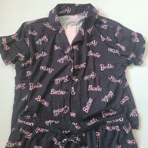 Barbie™ Print Button-Up Pajama Set